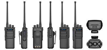 OMIZN TP50 Walkie-talkie simulado, canal ajustable, batería de gran capacidad de 7800 mAh.